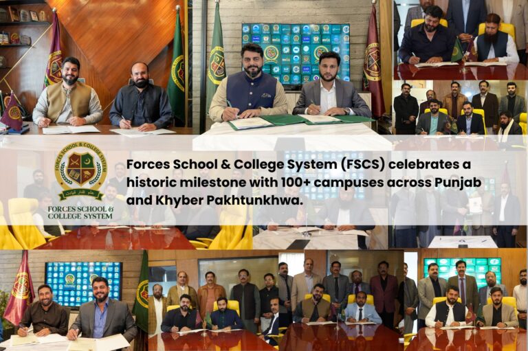 Forces School & College System Marks 100 Campuses, Expands Vision for Quality Education.