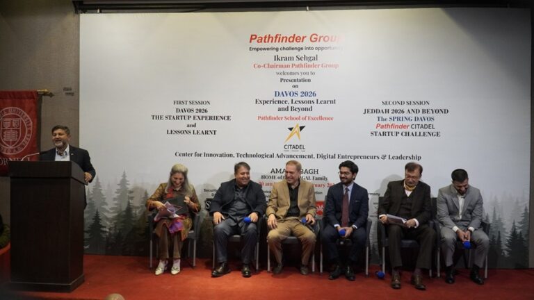 Pathfinder Group Hosts “Pakistan Pavilion DAVOS 2026: Experience, Lessons Learnt and Beyond” at AmaaniBagh.