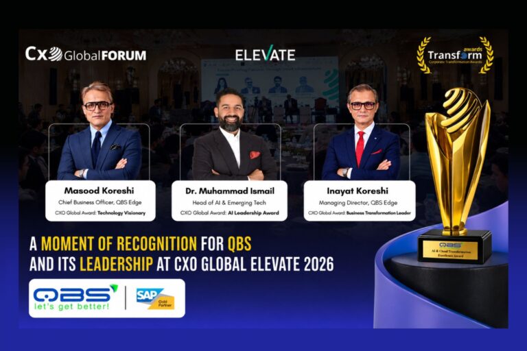 QBS and Leadership Recognized at CXO Global ELEVATE 2026
